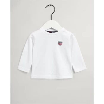 Gant Small Logo T Shirt Baby - White 110