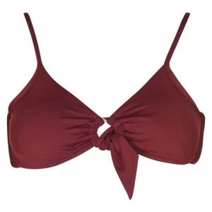 Seafolly Ring Bralette Bikini Top - PLUM