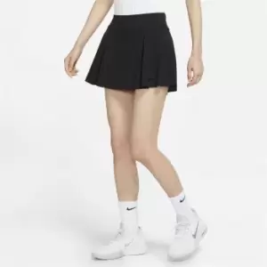 Nike Club Skirt Womens Short Tennis Skirt (Plus Size) - Black