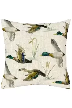 Country Duck Pond Printed Cushion