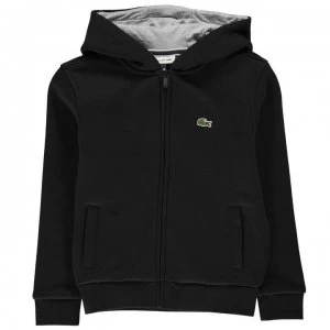 Lacoste Junior Boys Basic Zip Hoodie - Black DY4