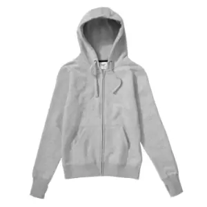 SG Ladies/Womens Full Zip Urban Hooded Sweatshirt / Hoodie (2XL) (Light Oxford)