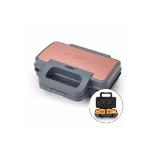 Tower T27036RGG Cavaletto Grey Sandwich Maker With Deep Fill Ridg...