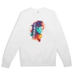 Marvel Dr Strange Vertical Sweatshirt - White - XL