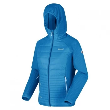 Regatta Womens Andreson V Hooded Hybrid Baffle Jacket - BluAst/BlAst