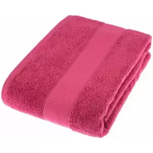 HOMESCAPES Turkish Cotton Raspberry Bath Sheet - Raspberry