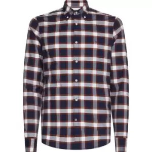 Tommy Hilfiger Block Tartan Sf Shirt - Blue