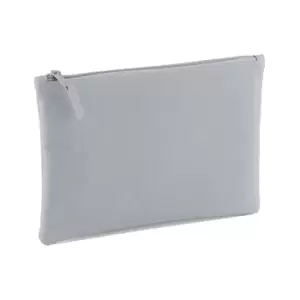 Bagbase Grab Zip Pocket Pouch Bag (Pack of 2) (One Size) (Light Grey)