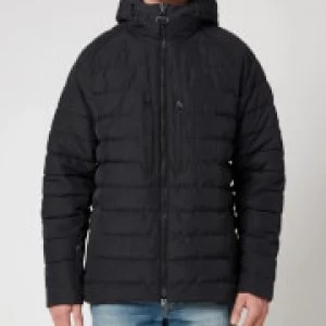 Barbour International Mens River Quilted Jacket - Black - S