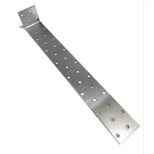 Moderix Strong Metal Strap Anchor Corner Brackets Galvanised - Size 40 x 300 x 4