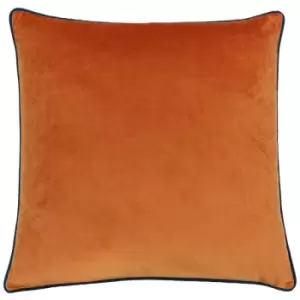 Paoletti Meridian Cushion Cover (55x55cm) (Tiger/Teal) - Tiger/Teal