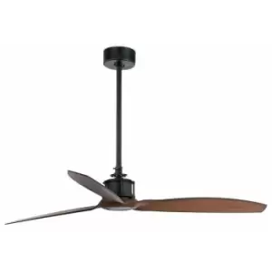 Faro JUST Black, Wood Ceiling Fan With DC Motor Smart - Remote Included