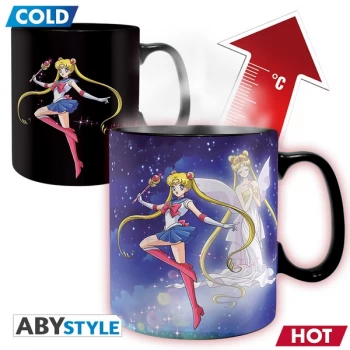 Sailor Moon - Heat Change Sailor & Chibi Mug