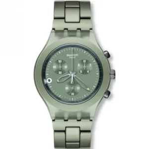 Mens Swatch Smoky Sand Chronograph Watch