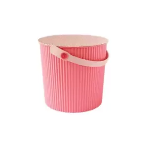 Omnioutil Storage Bucket & Lid Mini Flamingo Pink LT Pink