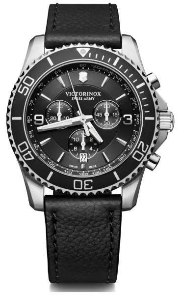 Victorinox 241864 Maverick Mens Black Chrono Black Watch