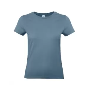 B&C Womens/Ladies #E190 Tee (2XL) (Stone Blue)