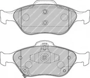 Ferodo FDB1890 Brake Pad Set Front Axle Premier Car