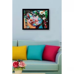 SC1038 Multicolor Decorative Framed MDF Painting