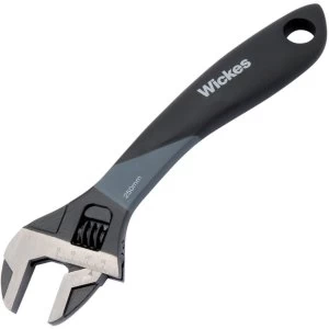 Wickes Smooth Grip Adjustable Wrench - 9in