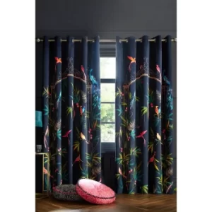 Sara Miller Enchanted Gate Lined Eyelet Curtains