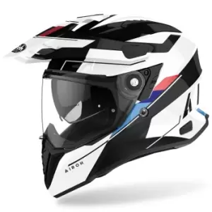 Airoh Commander Skill Motocross Helmet, black-white, Size S, black-white, Size S