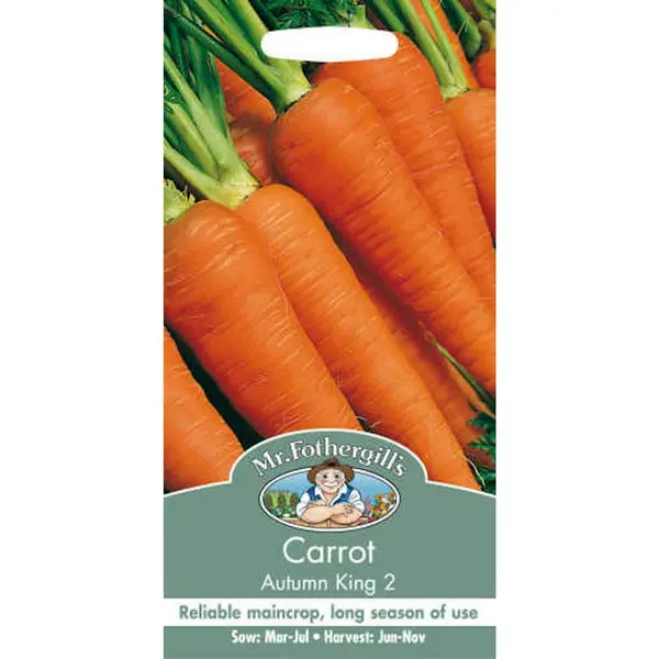 Mr. Fothergill's Carrot Autumn King 2 (Daucus Carota) Seeds