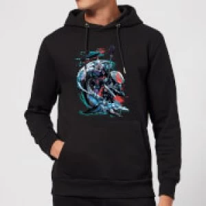 Aquaman Black Manta & Ocean Master Hoodie - Black - S