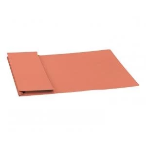 Elite Document Wallet Full Flap 315gsm Capacity 35mm Foolscap Orange