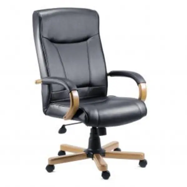 Kingston Exec Chair Black LiWood EXR12032TK