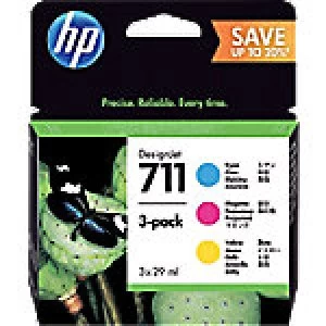 HP 711 Tri Colour Ink Cartridge