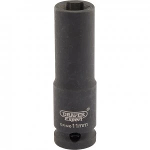 Draper Expert 3/8" Drive Hi Torq Deep Hexagon Impact Socket Metric 3/8" 11mm