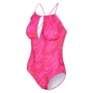 Regatta Halliday Swim Costume - PinkFusPalm