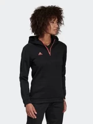 adidas Tiro Hoodie, Black, Size 2Xs, Women