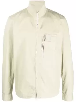 C.P. COMPANY Lens Zip Overshirt Beige