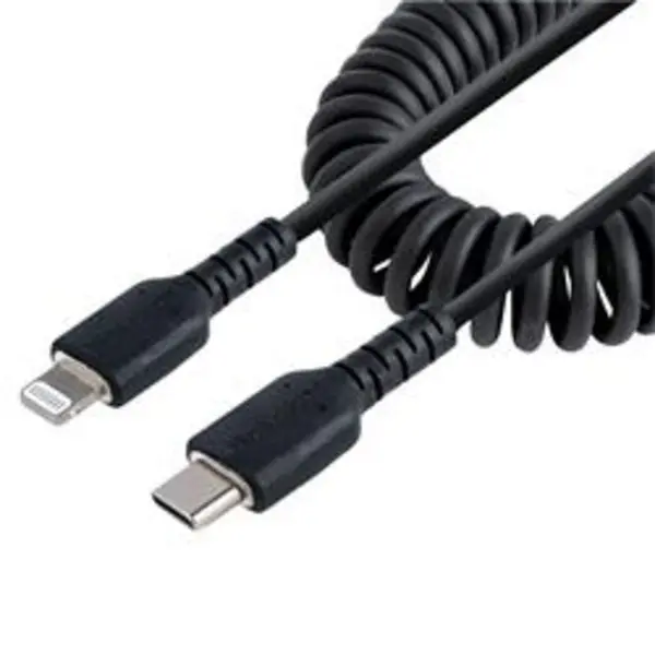 StarTech.com USB C to Lightning Cable Black RUSB2CLT50CMBC