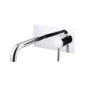 Wall Mounted Chrome Basin Mixer Tap - S9