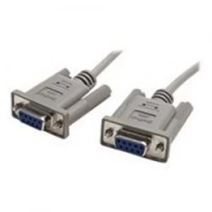 StarTech.com 10ft DB9 RS232 Serial Null Modem Cable F/F