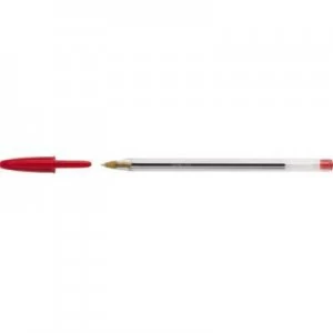 BIC Disposable ballpoint pen Cristal Red 0.4mm indelible/no VOCs: Yes 50 pcs/pack 50 pc(s) 8373619