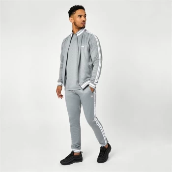 Lonsdale Gentlemen Mono Logo Tracksuit - Grey Logo