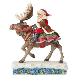 Merry Christ-Moose Figurine