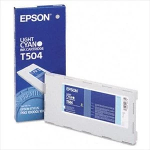 Epson T504 Light Cyan Ink Cartridge