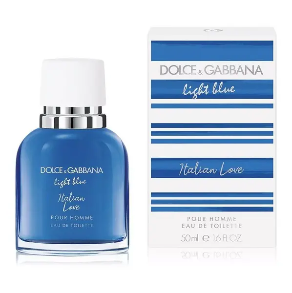 Dolce & Gabbana Light Blue Italian Love Pour Homme Eau de Toilette For Him 50ml