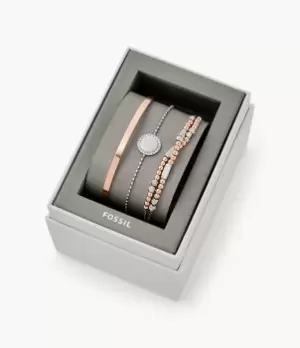 Fossil Women Two-Tone Steel Bracelet Gift Set