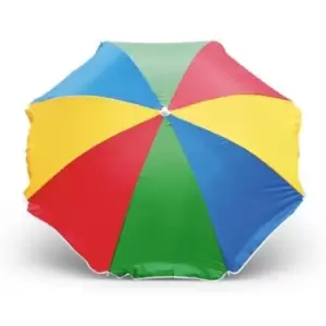 Pms Red Green And Blue Striped Parasol