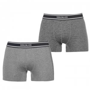 SoulCal Grindle Boxers Two Pack - Grey Grindle