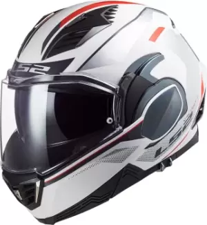 LS2 FF900 Valiant II Hub Helmet, white-silver, Size S, white-silver, Size S