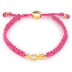 Ladies Juicy Couture PVD Gold plated Love Juicy Cord Bracelet