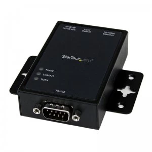 StarTech.com RS232 to Ethernet IP Converter - DIN Rail - Serial over E