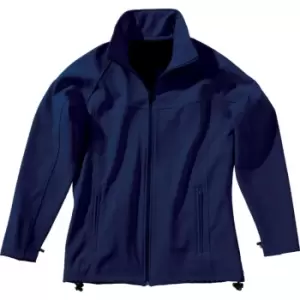 TRA645 Uproar Womens Navy Size 18 Soft Shell Jacket